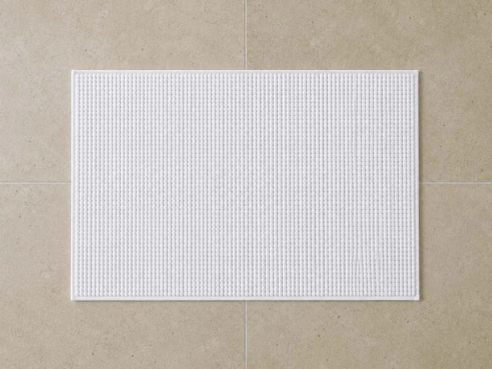 ALFOMBRA BAÑO BLANCA 40X60 ANTIDESLIZANTE