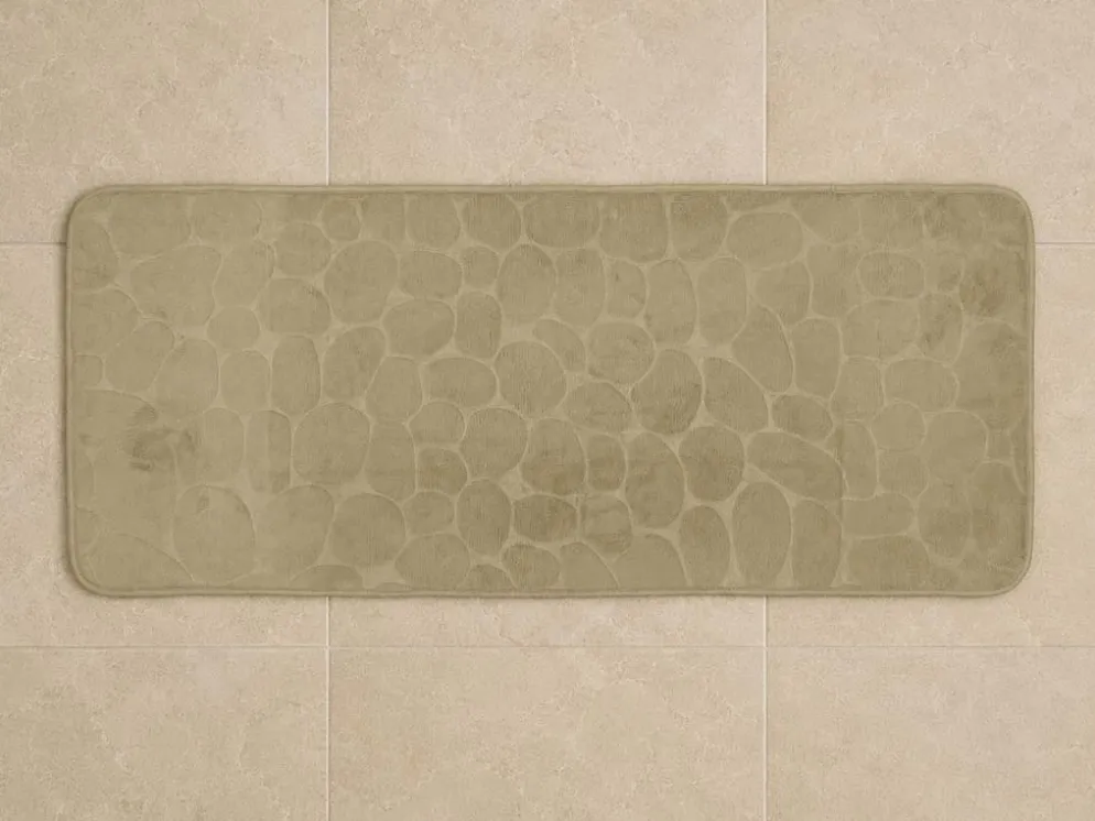 ALFOMBRA BAÑO FORMA BEIGE 120X50CM