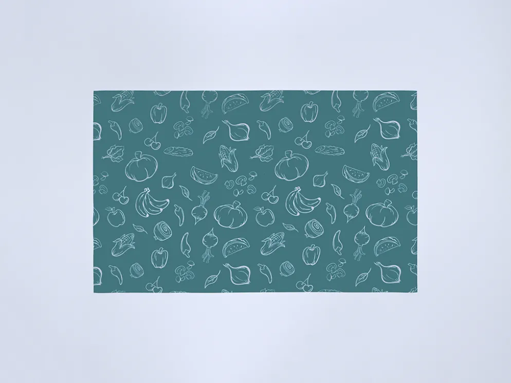 ALFOMBRA COCINA 50X80 VERDE