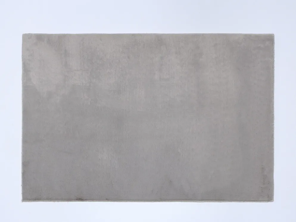ALFOMBRA SOFT PELO BEIGE CON GOMA 60X90