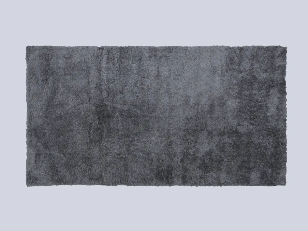 ALFOMBRA WOODS GRIS OSCURO 80X150CM