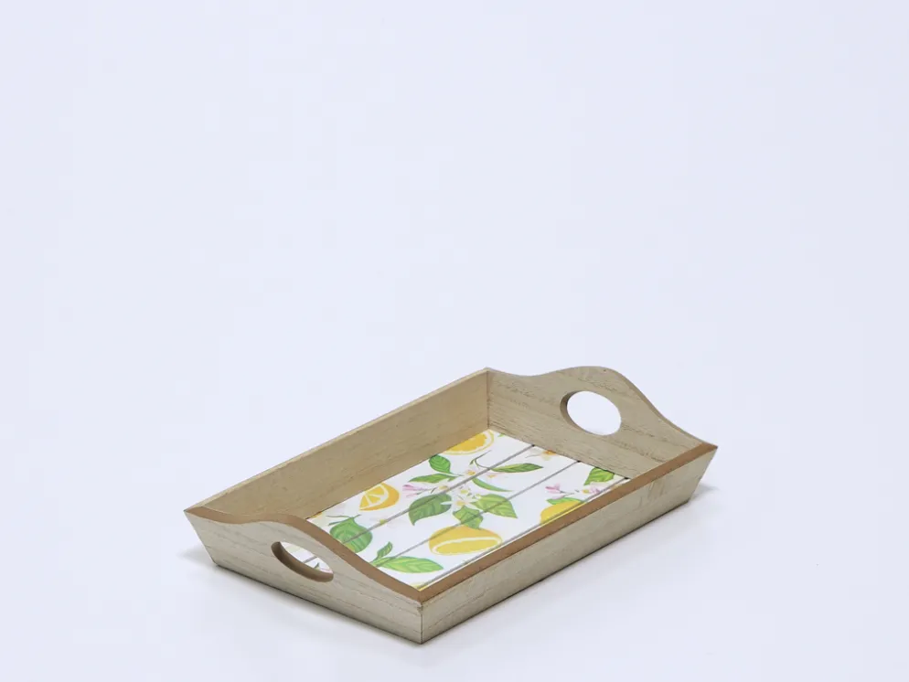 BANDEJA MADERA LIMON 24X15X5 B