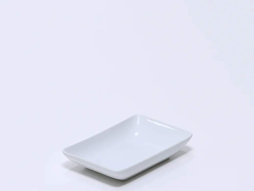 BANDEJA RECTANGULAR PORCELANA 19CM