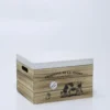 BAUL MADERA GRANJA NATURAL 30X25X19CM