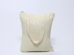 BOLSA ALGODON BLANCO ROTO ACOLCHADA