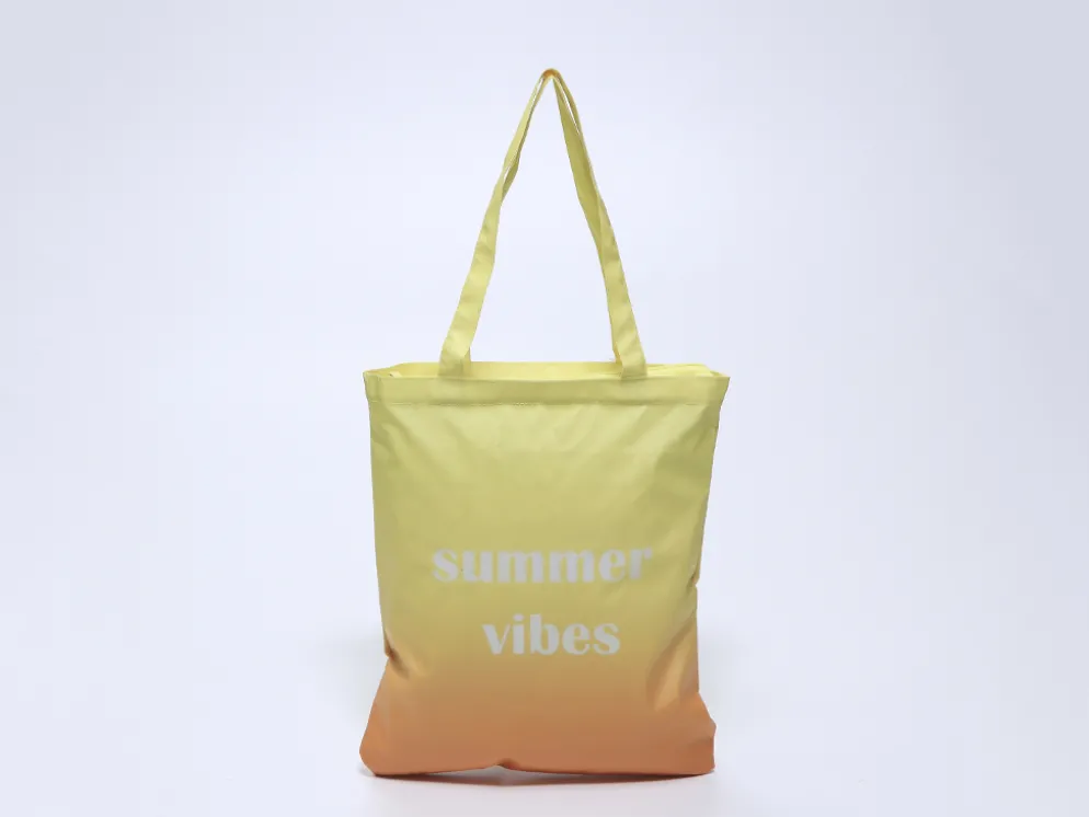 BOLSA CREMALLERA WATERPROOF DEGRADADO AMARILLA