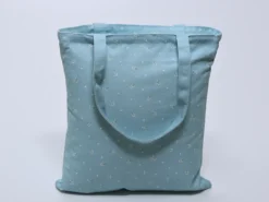 BOLSA FLORES BRIDGET VERDE AGUA CON CREMALLERA