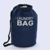 BOLSA LAVANDERIA AZUL OSCURO Ø33X70CM