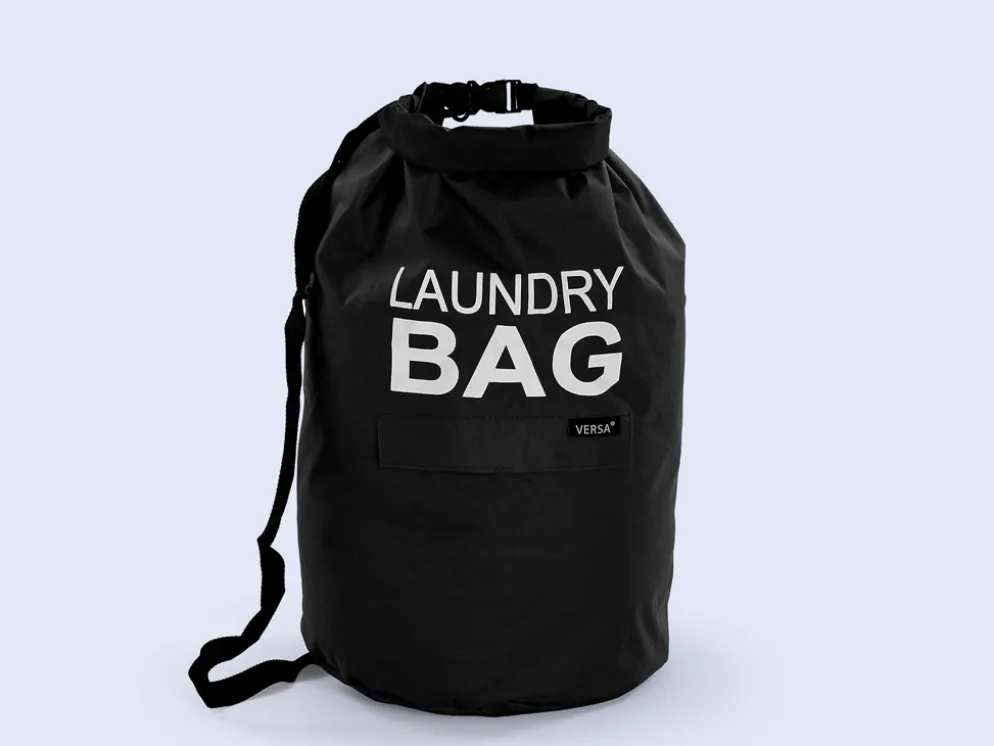 BOLSA LAVANDERIA NEGRA Ø33X70CM