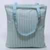 BOLSA RAYAS BRIDGET VERDE AGUA CON CREMALLERA