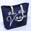BOLSO PLAYA 50X38CM AZUL LISO