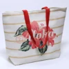 BOLSO PLAYA 50X38CM RAYAS ROJAS