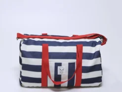 BOLSO VIAJE BORA RAYAS AZULES