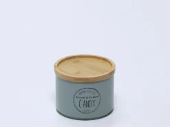 BOTE APILABLE TAPA BAMBU VERDE CANDY
