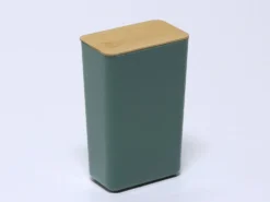 BOTE COCINA ALMACENAJE VERDE OSCURO 11X6X20CM