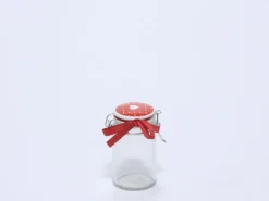 BOTE CRISTAL 250ML TAPA CERAMICA CORAZON