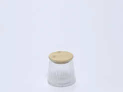 BOTE CRISTAL TAPA BAMBU JAR 680ML