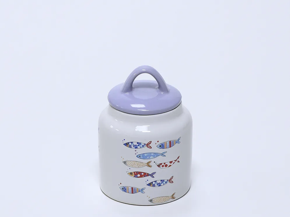 BOTE GRES PECES 11X11X16