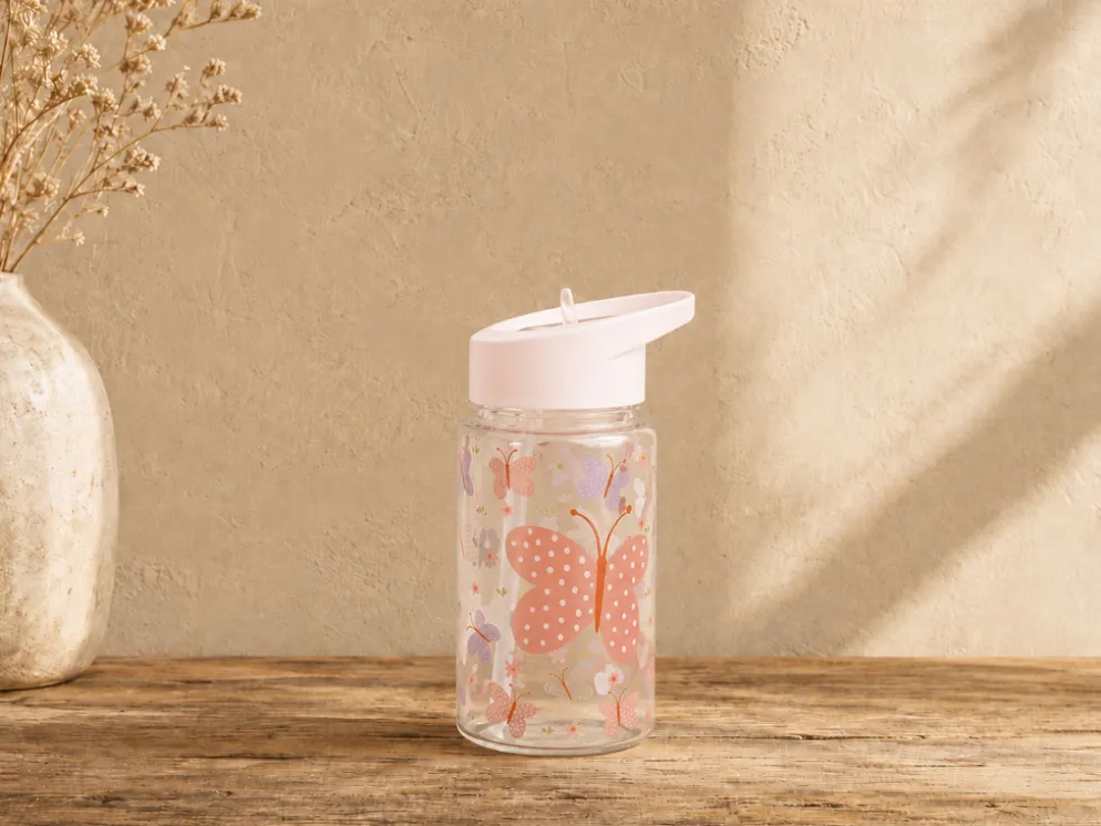 BOTELLA INFANTIL 400ML MARIPOSAS