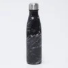 BOTELLA INOX MARMOL NEGRA 500ML