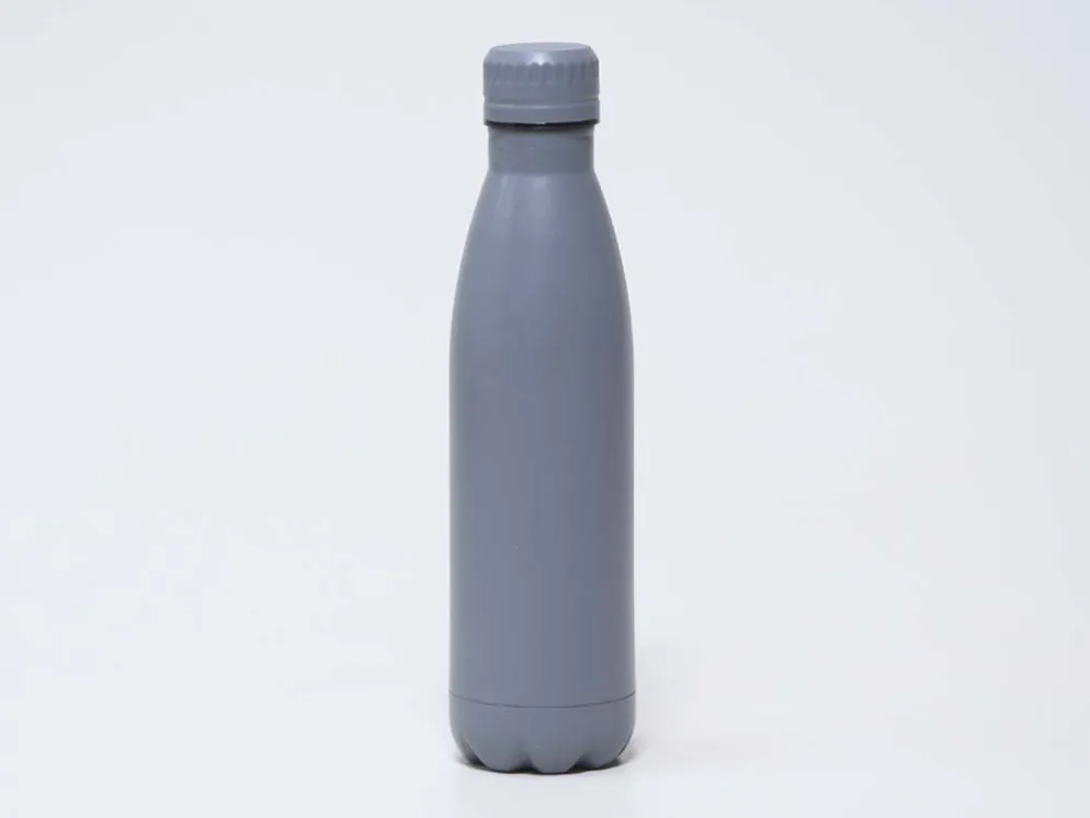 BOTELLA TERMO GRIS INOX 500ML