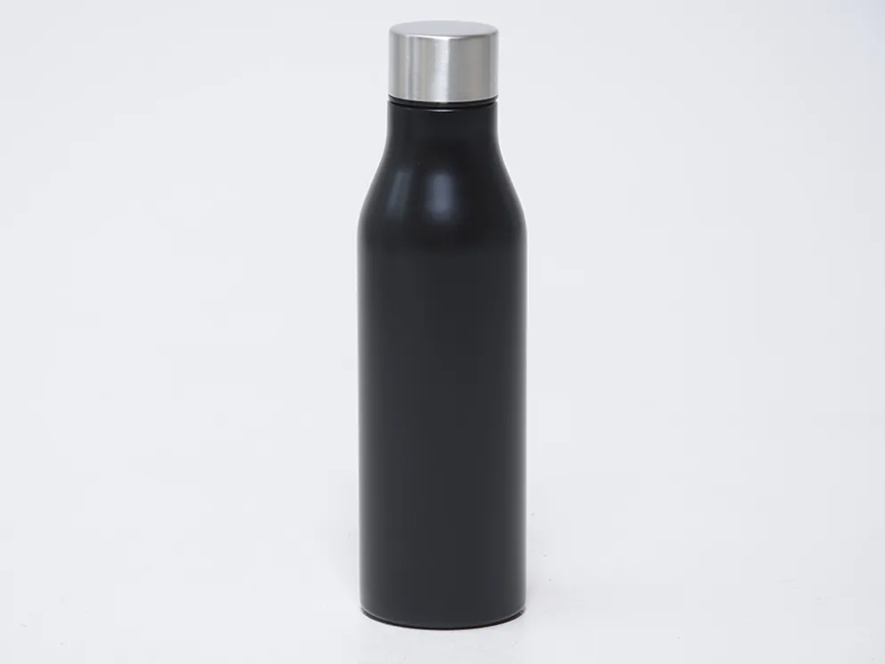BOTELLA TERMO INOX NEGRO 500ML