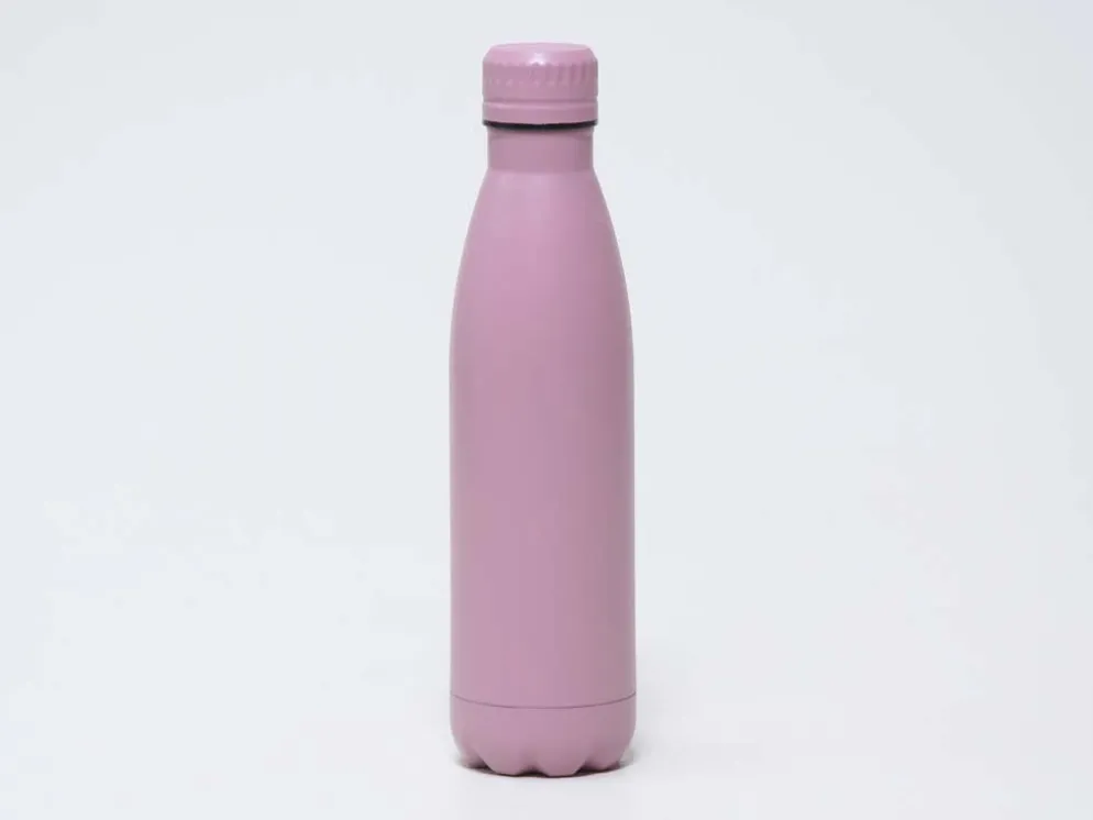 BOTELLA TERMO ROSA INOX 500ML