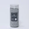 BOTE PIEDRAS METALIZADA PLATA 700GR