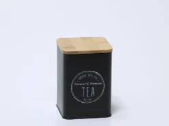BOTE TE TAPA BAMBU NEGRO