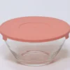 BOWL CON TAPA CRISTAL CORAL 5/5
