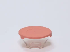 BOWL CON TAPA CRISTAL CORAL 3/5