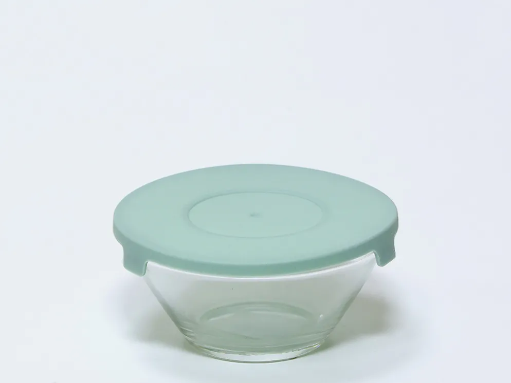 BOWL CON TAPA CRISTAL VERDE 3/5