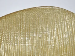 BOWL OVALADO CRISTAL DORADO 26X17X6