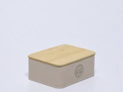 CAJA 6 HUECOS TE TAPA BAMBU BEIGE