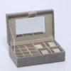 CAJA JOYERO 25CM GRIS