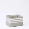 CAJA LINE 20X15X12CM GRIS