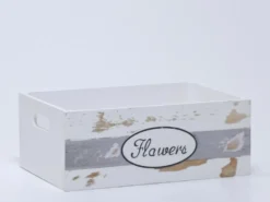 CAJA MADERA LAVANDA MEDIANA 23X13X23CM