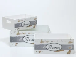 CAJA MADERA LAVANDA MEDIANA 23X13X23CM