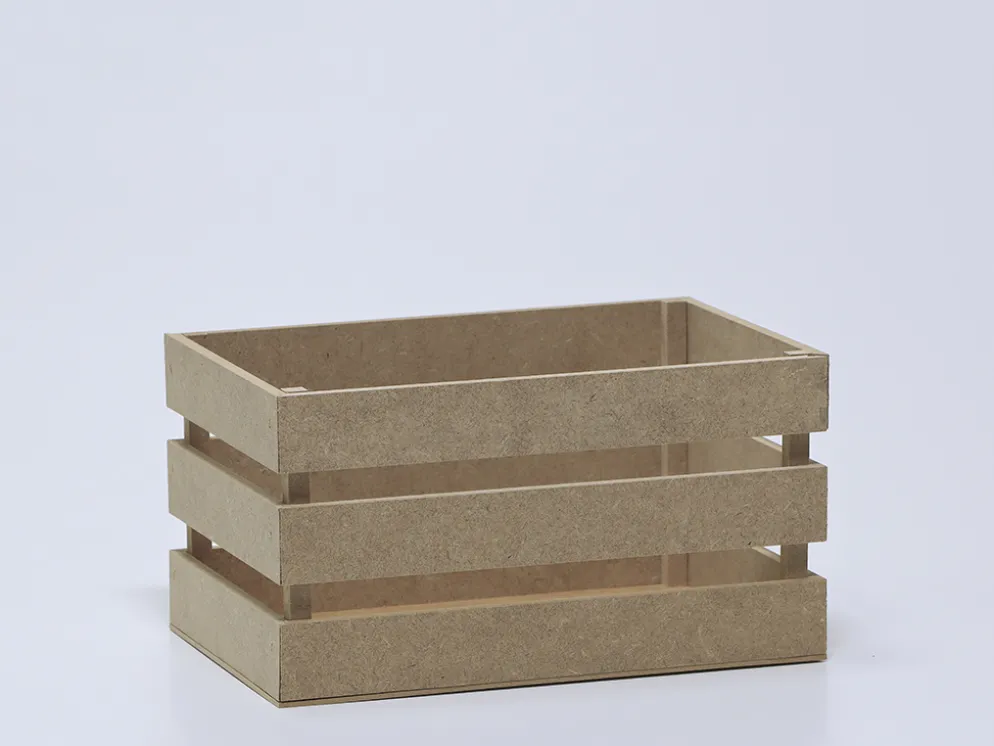 CAJA MADERA NATURAL PEQUEÑA 30X20X16CM