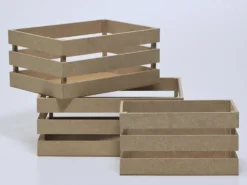 CAJA MADERA NATURAL PEQUEÑA 30X20X16CM