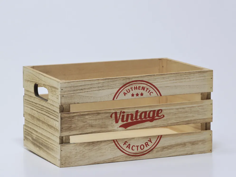 CAJA MADERA SELLO MEDIANO 31X16X21CM