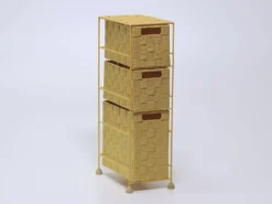 CAJONERA MOSTAZA 3 CAJONES 16X28X57CM