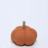 CALABAZA DECORATIVA 17CM NARANJA