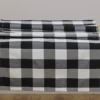 CAMINO MESA VICHY 45X150CM NEGRO/CRUDO