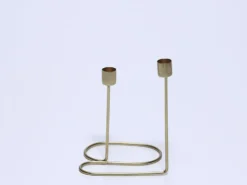 CANDELABRO DORADO DOBLE A