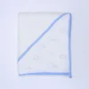 CAPA BAÑO 100X100 ELEFANTE GRIS/AZUL
