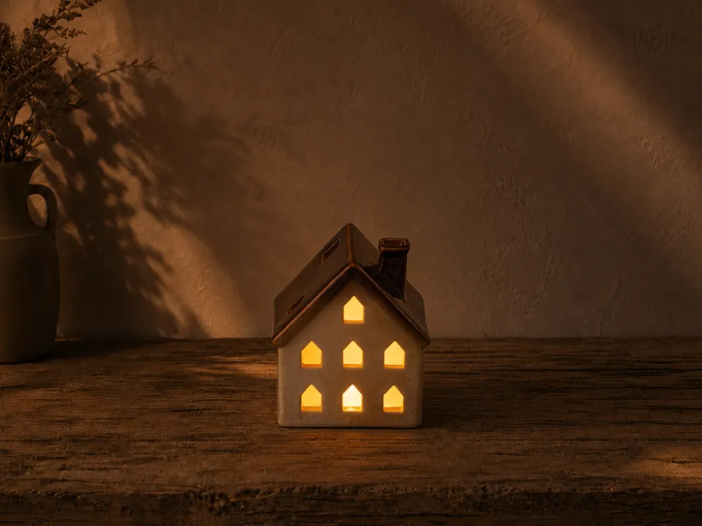 CASA CERAMICA LED 9X7X12 MARRON