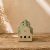 CASA CERAMICA LED 9X7X12 VERDE