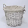 CESTA MIMBRE BLANCO Ø44X44XØ44CM