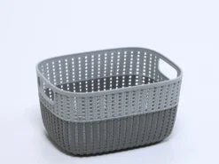 CESTA MULTIUSOS BICOLOR GRIS MEDIANA